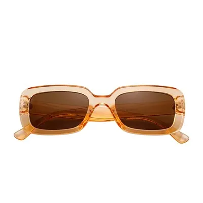 पीसी आयताकार प्लास्टिक धूप का चश्मा